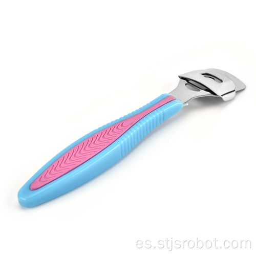 Cortador de pies de acero inoxidable multifunción Cuchillo de pedicura Cuchillo plano raspado pala Cuchillo de piel muerta